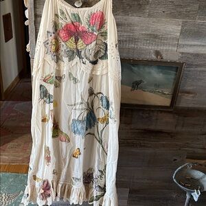 Magnolia Pearl Floral Cream Dress
